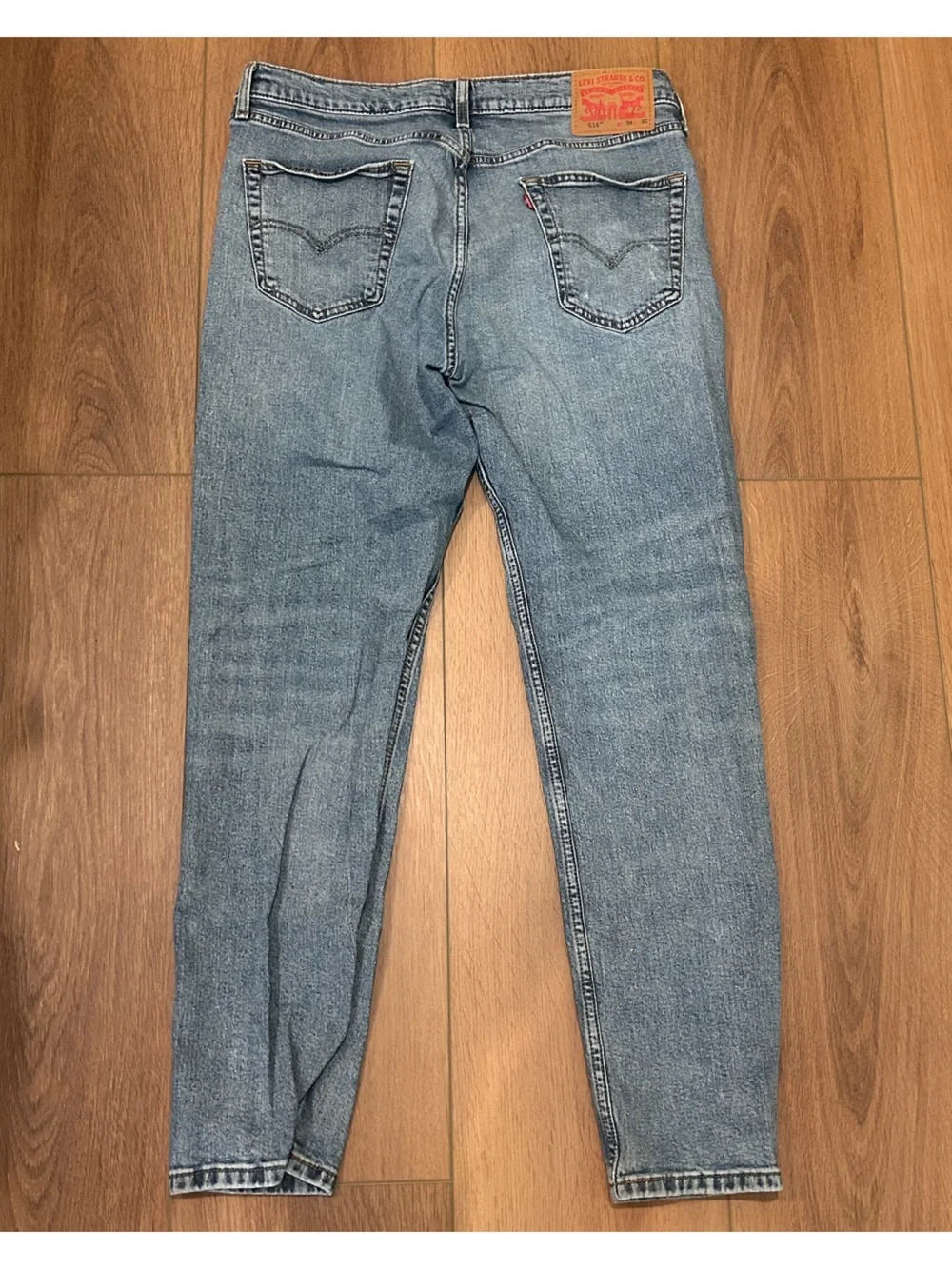 Levi's Slim Straight Light Blue Denim Jeans 34 x 32